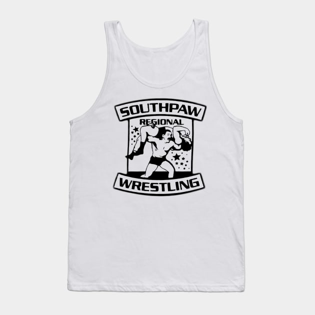 Southpaw Wrestling black Tank Top by GuitarManArts